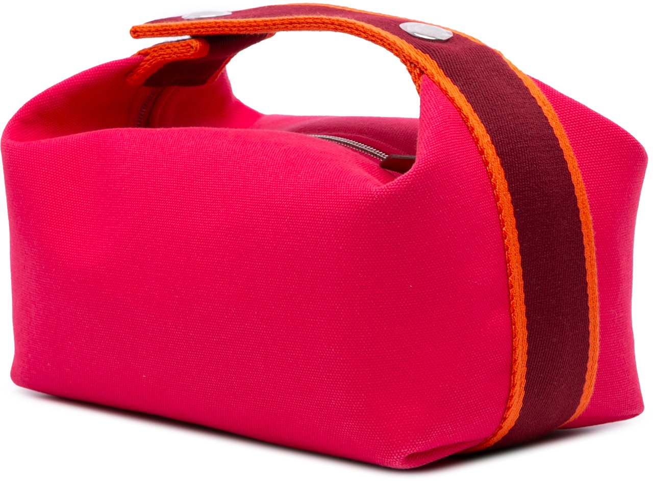 Hermès Small Canvas Bride A Brac Case Roze
