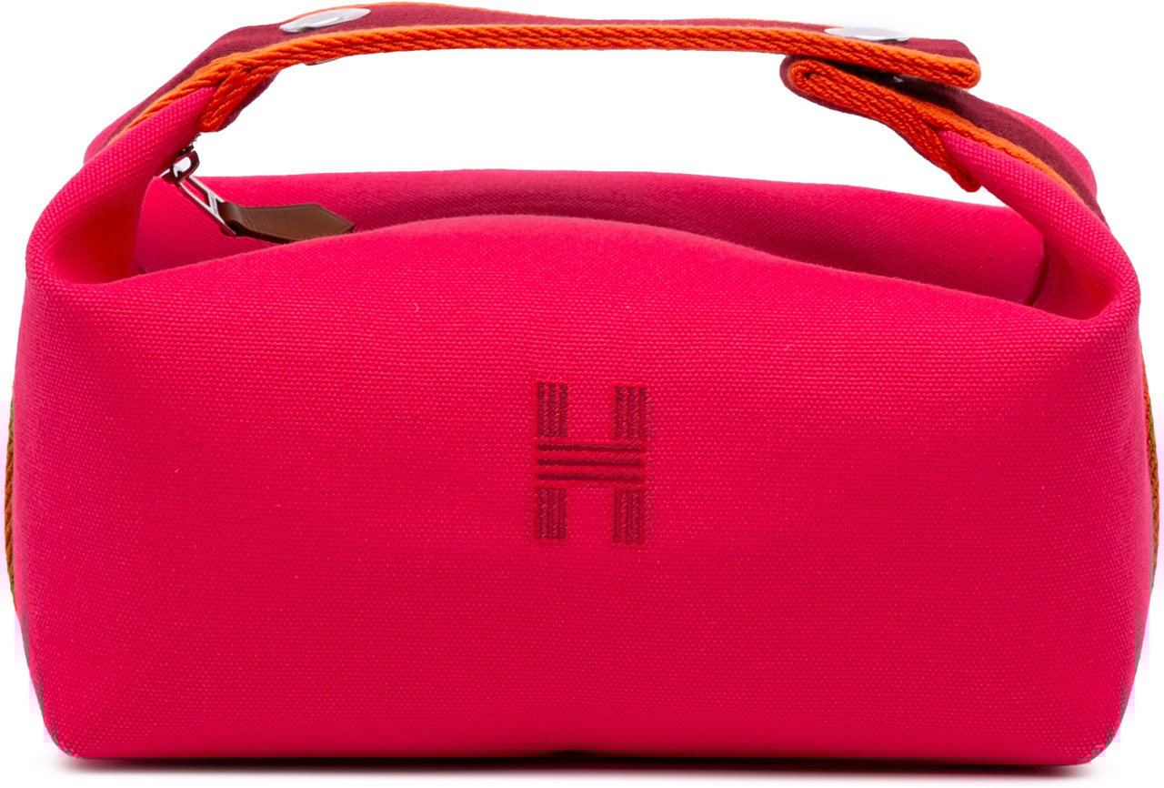 Hermès Small Canvas Bride A Brac Case Roze