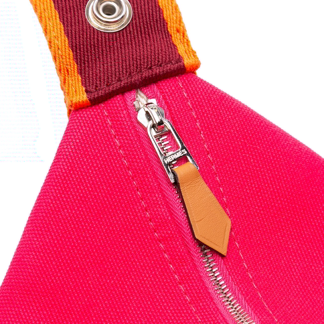 Hermès Large Toile Bride A Brac Case Roze
