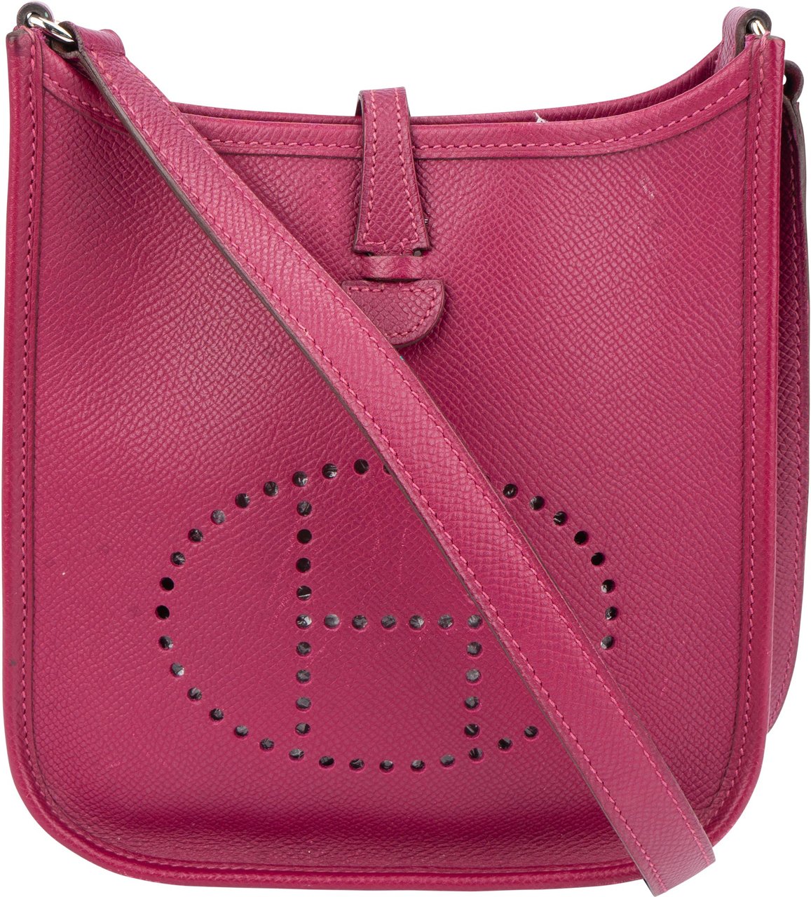 Hermès Hermès Pink Epsom Leather Evelyne 16 Crossbody Bag Roze