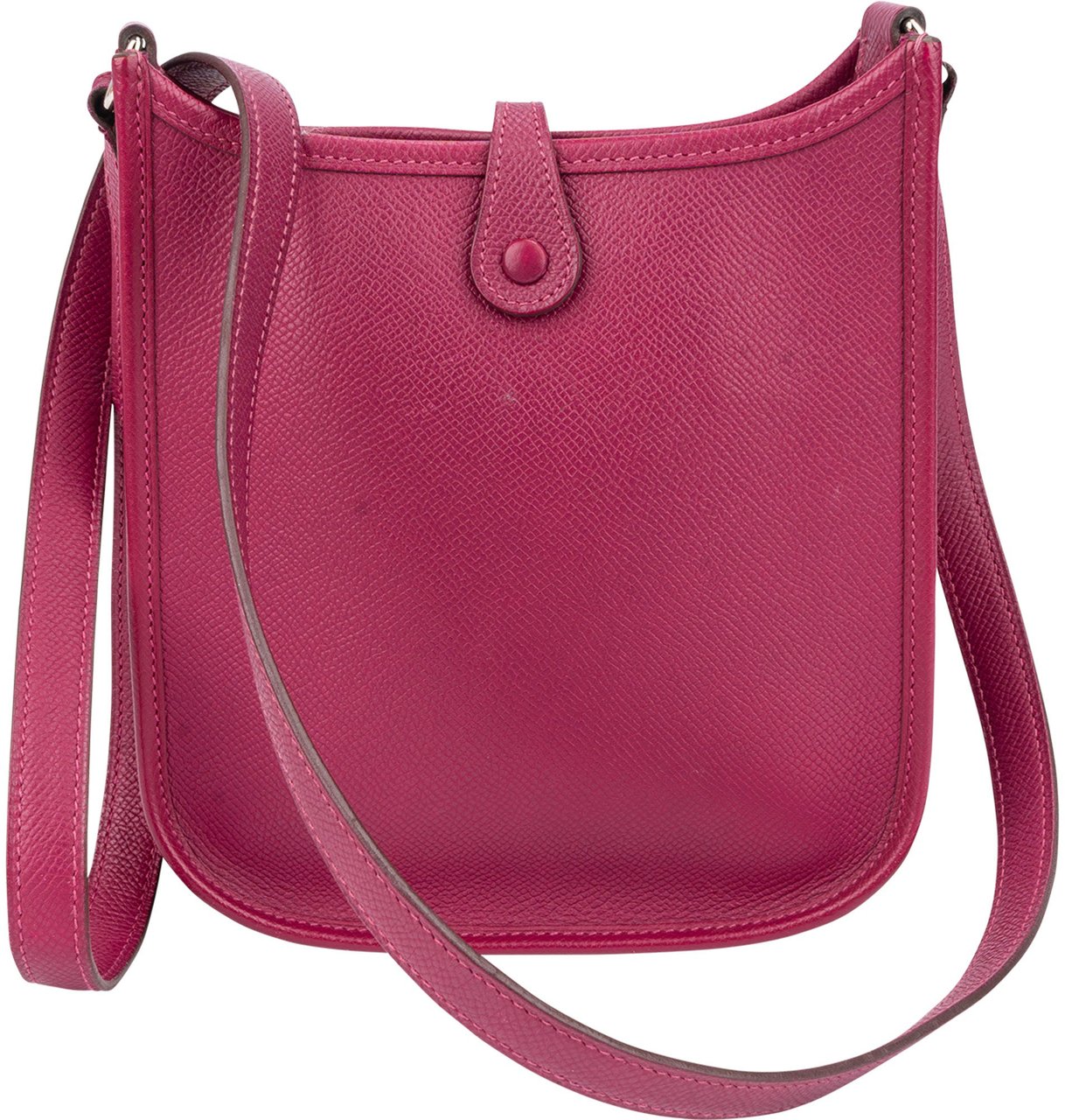 Hermès Pink Epsom Leather Evelyne 16 Crossbody Bag Rood