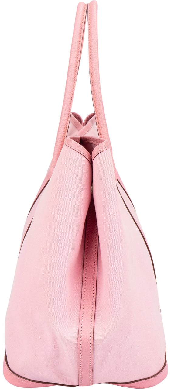 Hermès Hermès Pink Cotton Garden Party Handbag Roze
