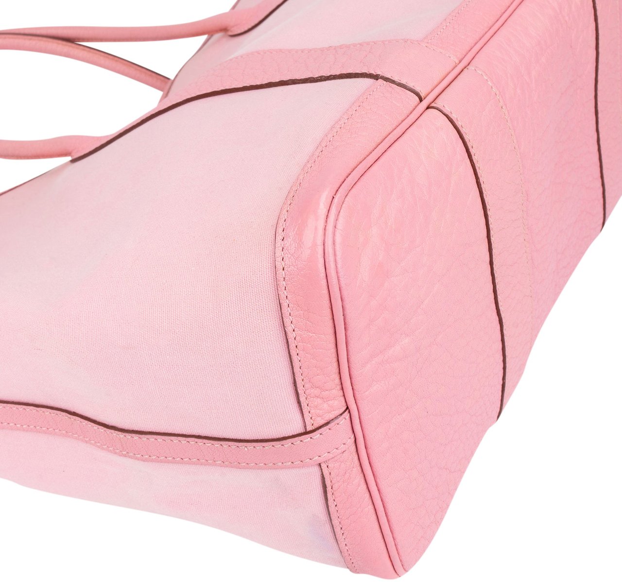 Hermès Hermès Pink Cotton Garden Party Handbag Roze