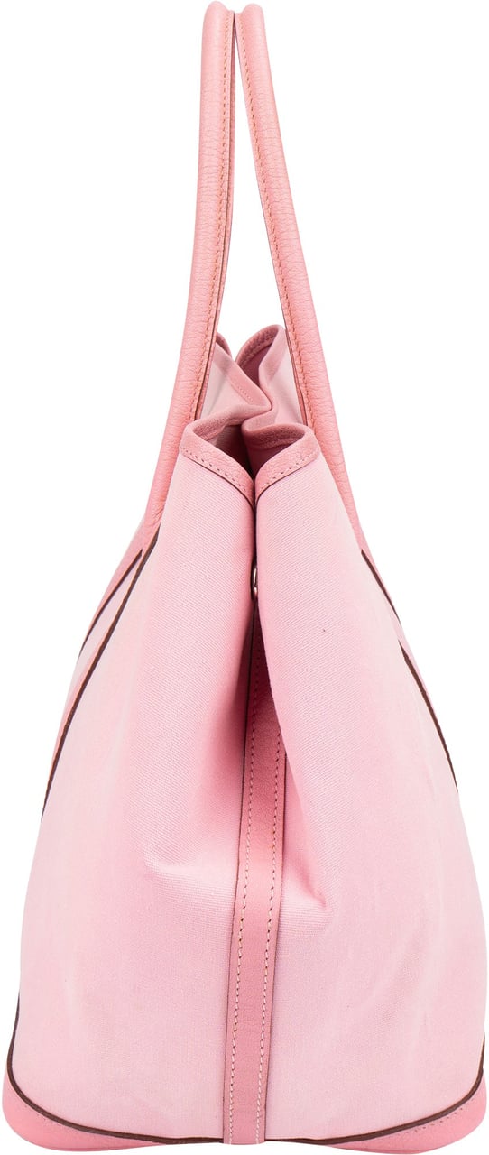Hermès Hermès Pink Cotton Garden Party Handbag Roze