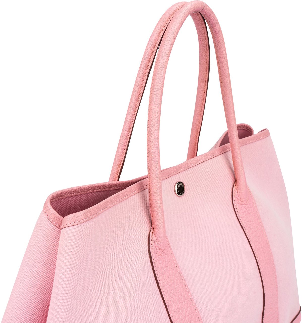 Hermès Hermès Pink Cotton Garden Party Handbag Roze