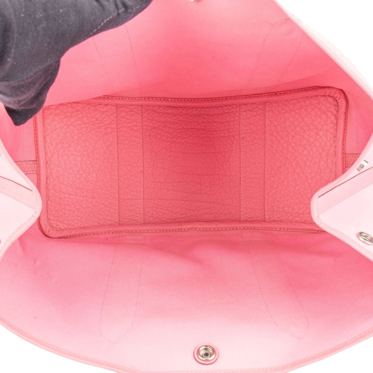 Hermès Hermès Pink Cotton Garden Party Handbag Roze