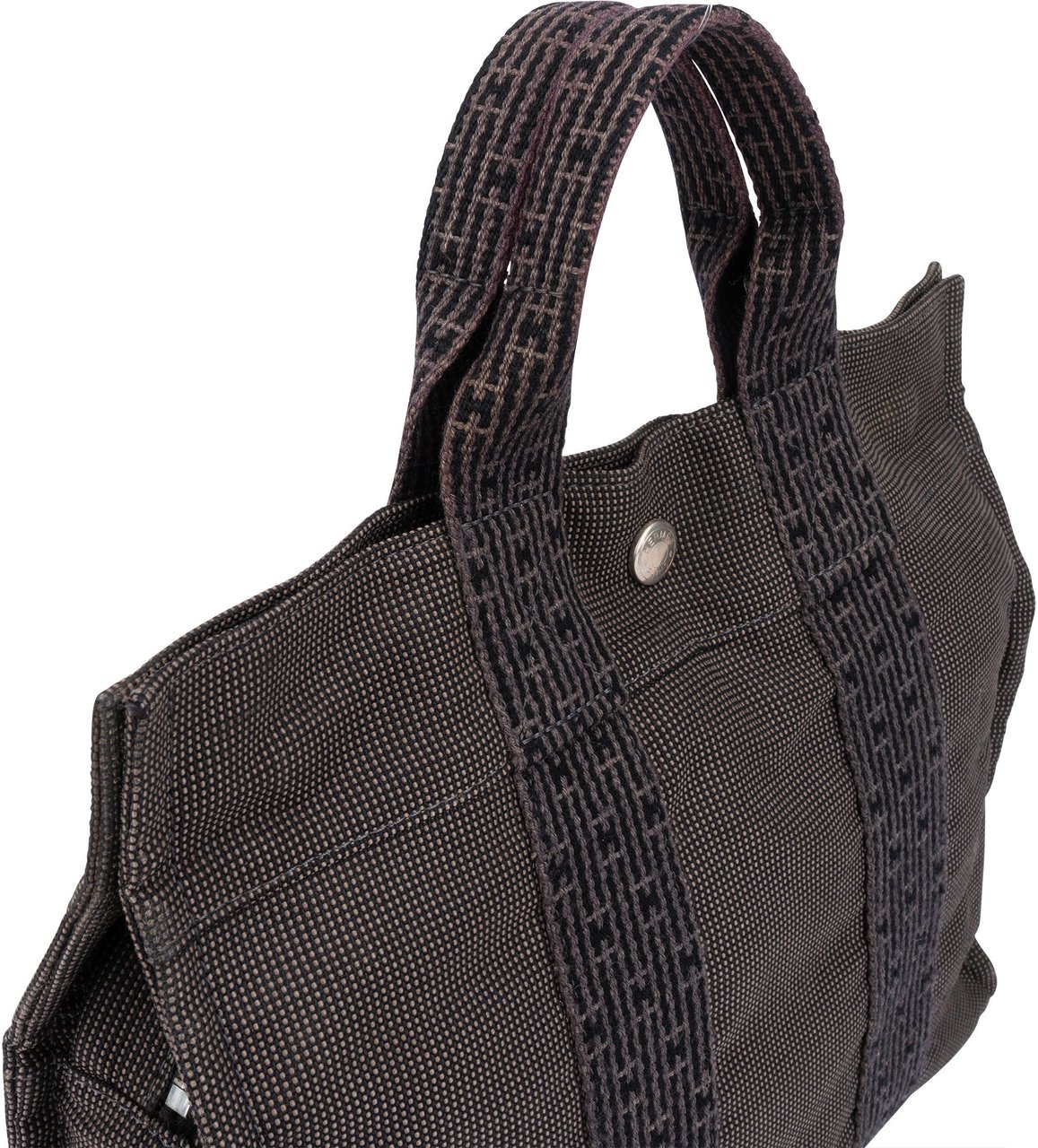 Hermès Hermès Classic Cotton Fourre Handbag Donkergrijs