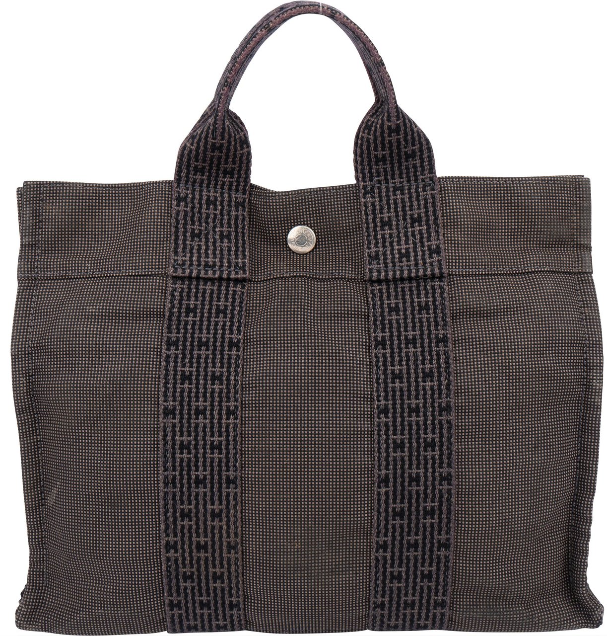 Hermès Hermès Classic Cotton Fourre Handbag Donkergrijs