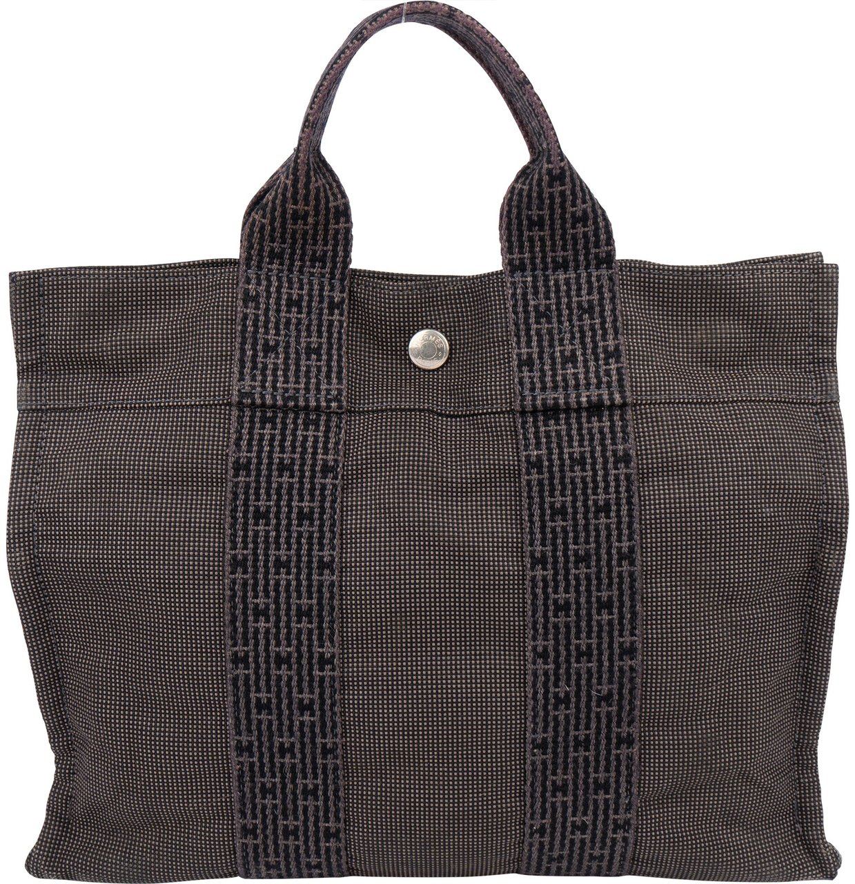 Hermès Hermès Classic Cotton Fourre Handbag Donkergrijs