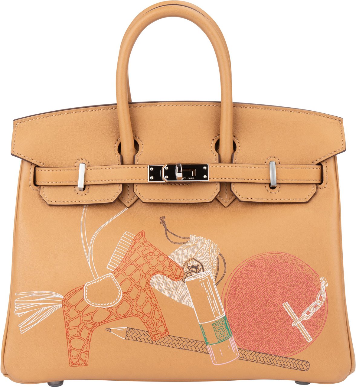 Hermès Hermès Biscuit Swift Leather Limited In And Out Birkin 25 Handbag Bruin