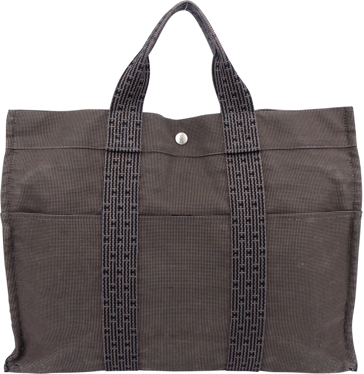 Hermès Hermès Classic Cotton Fourre Handbag Donkergrijs