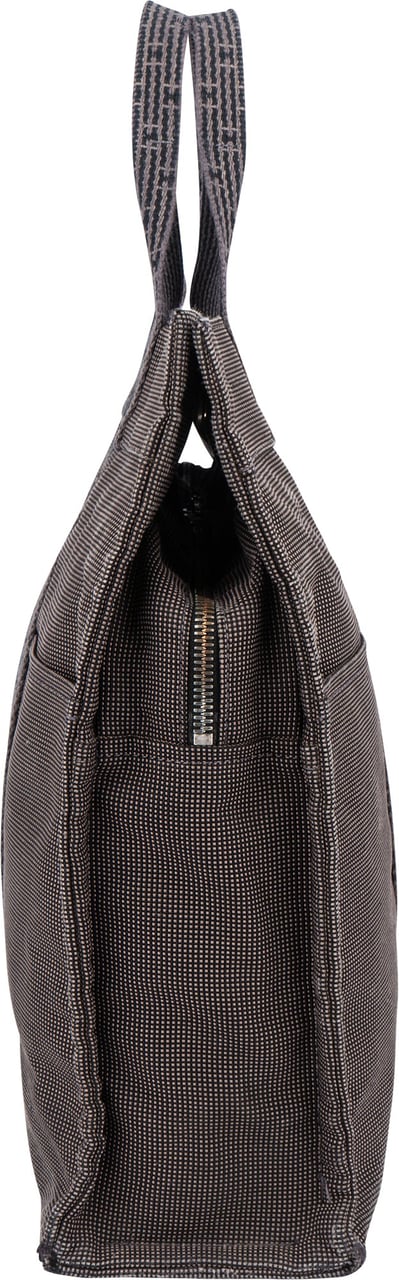 Hermès Hermès Classic Cotton Fourre Handbag Donkergrijs