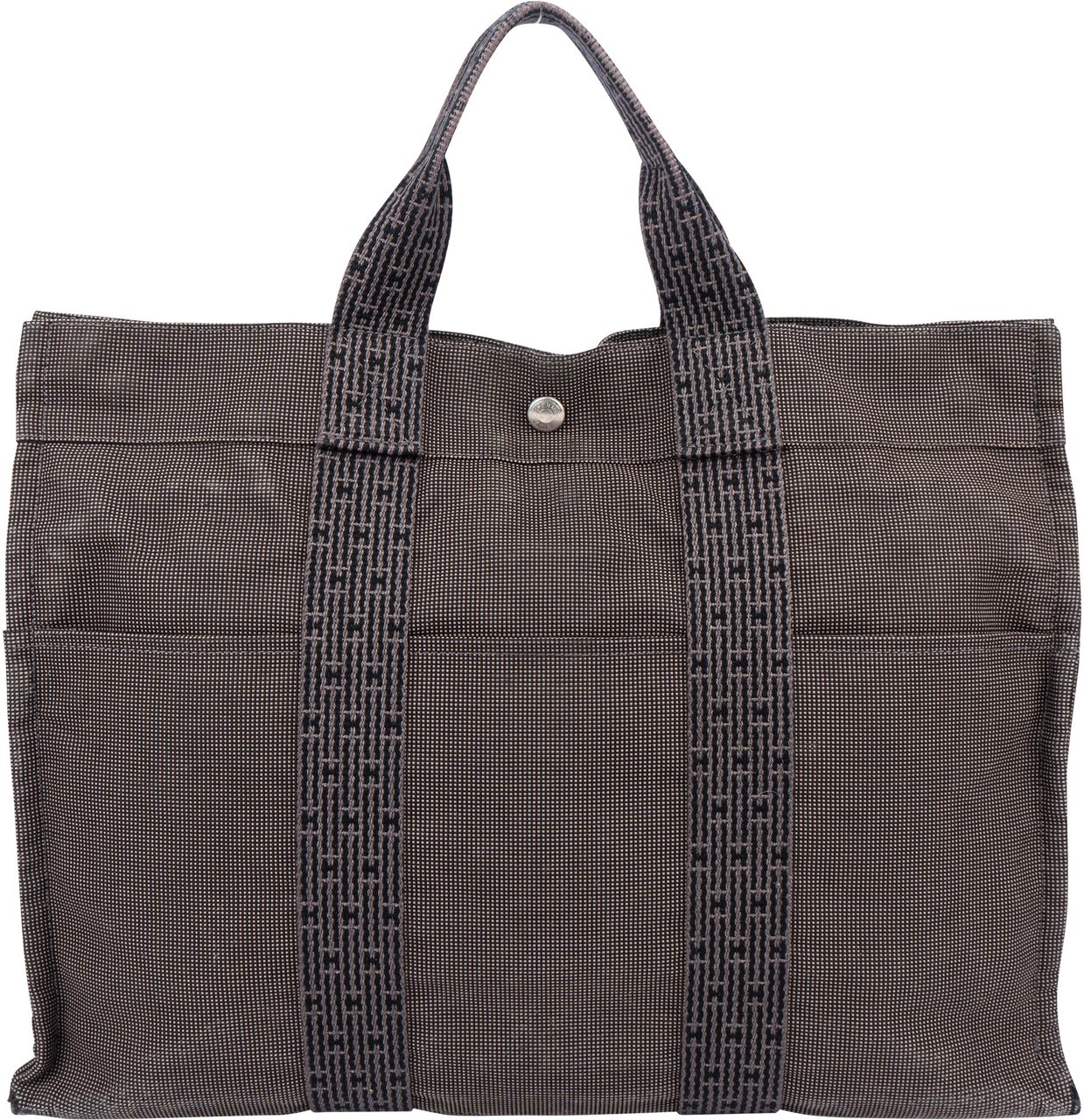 Hermès Hermès Classic Cotton Fourre Handbag Donkergrijs