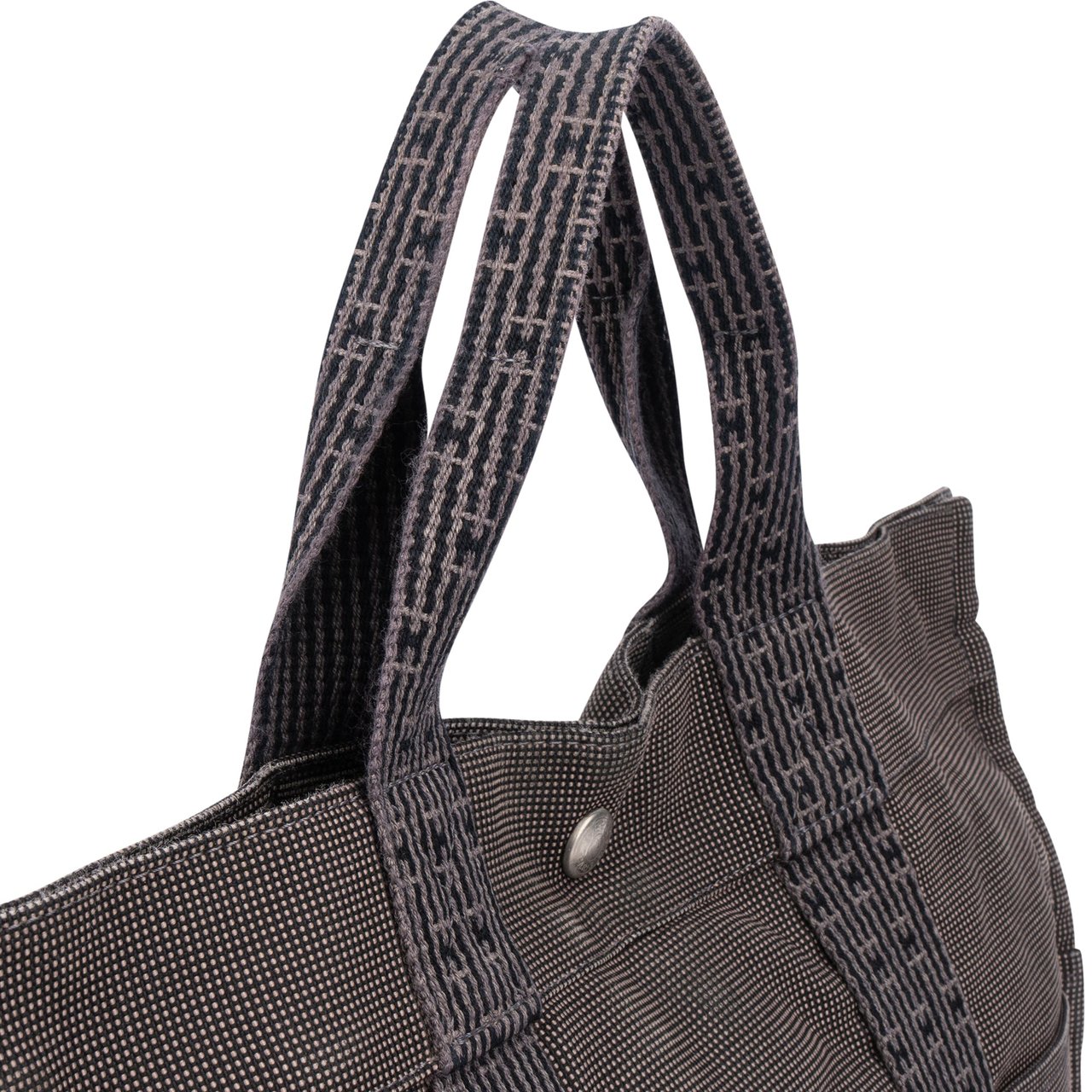 Hermès Hermès Classic Cotton Fourre Handbag Donkergrijs