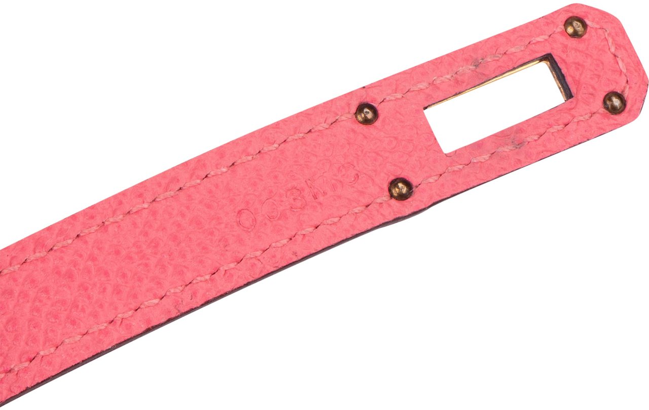 Hermès Hermès Pink Epsom Leather Kelly Wallet Rood