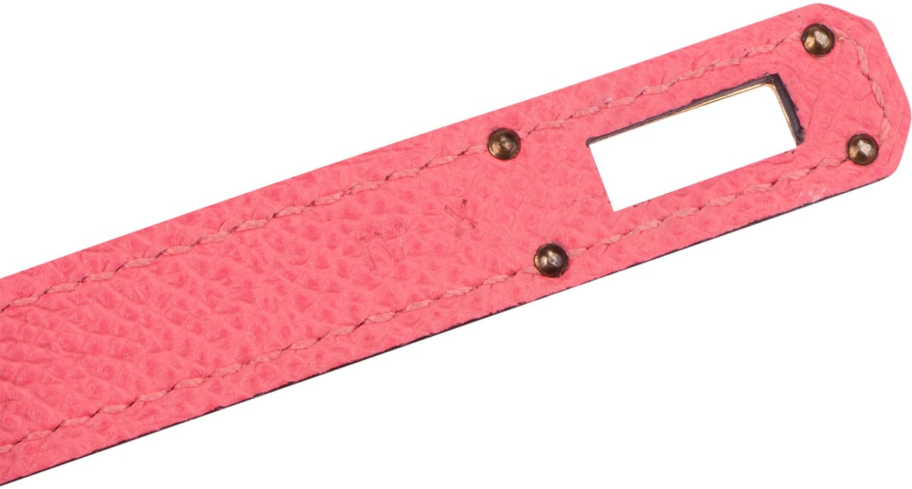 Hermès Hermès Pink Epsom Leather Kelly Wallet Rood