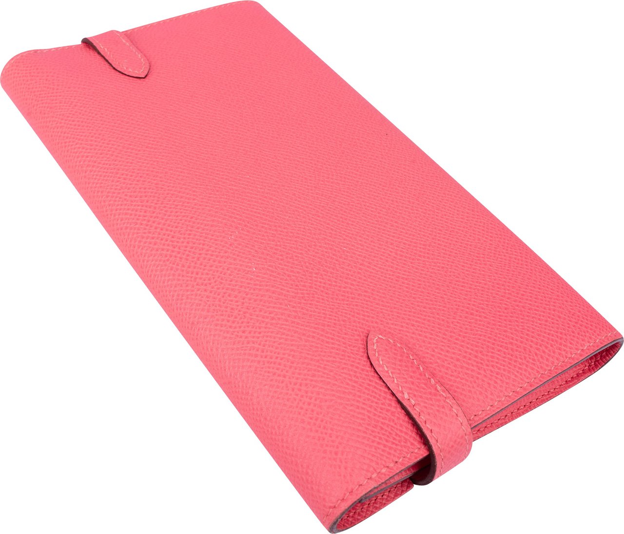 Hermès Hermès Pink Epsom Leather Kelly Wallet Rood