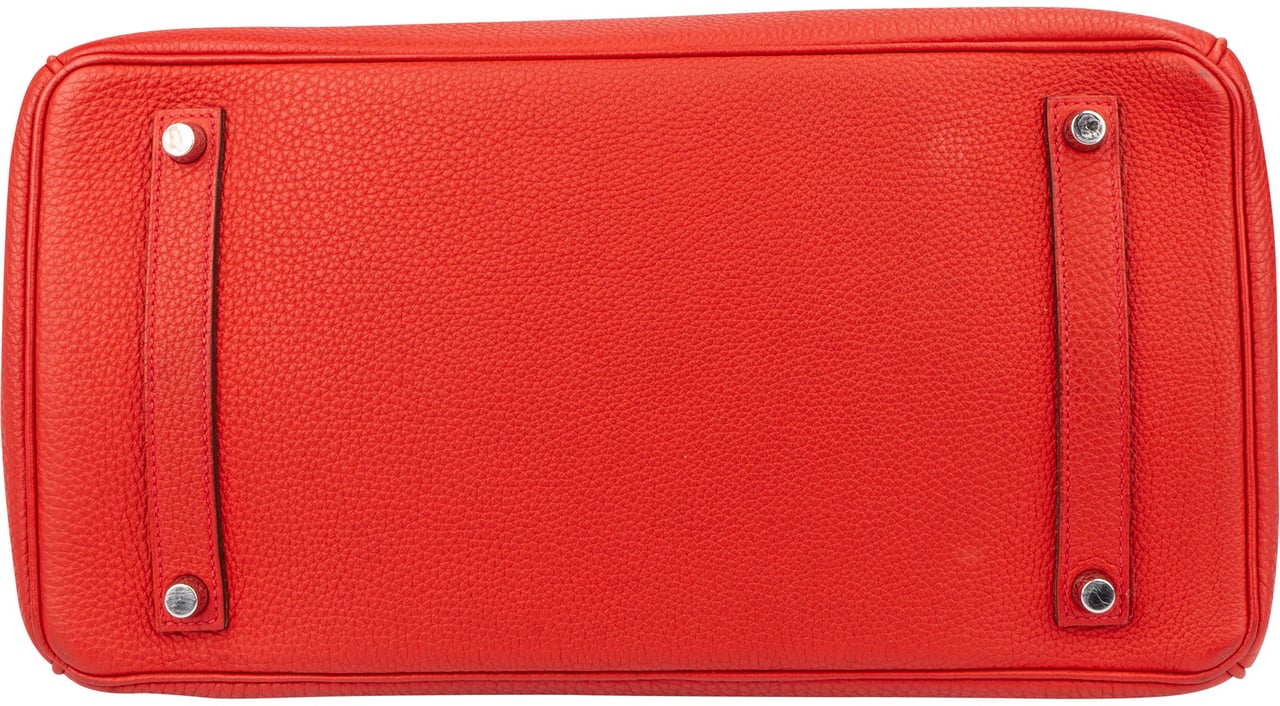 Hermès Hermès Rouge Togo Leather Birkin 35 Handbag Rood