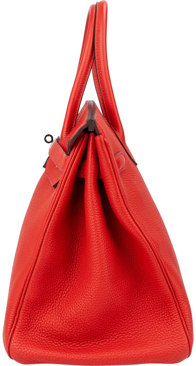 Hermès Hermès Rouge Togo Leather Birkin 35 Handbag Rood