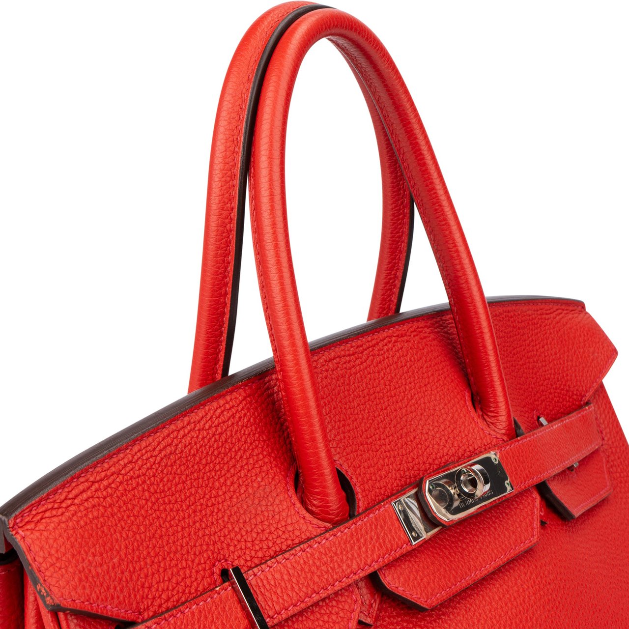 Hermès Hermès Rouge Togo Leather Birkin 35 Handbag Rood