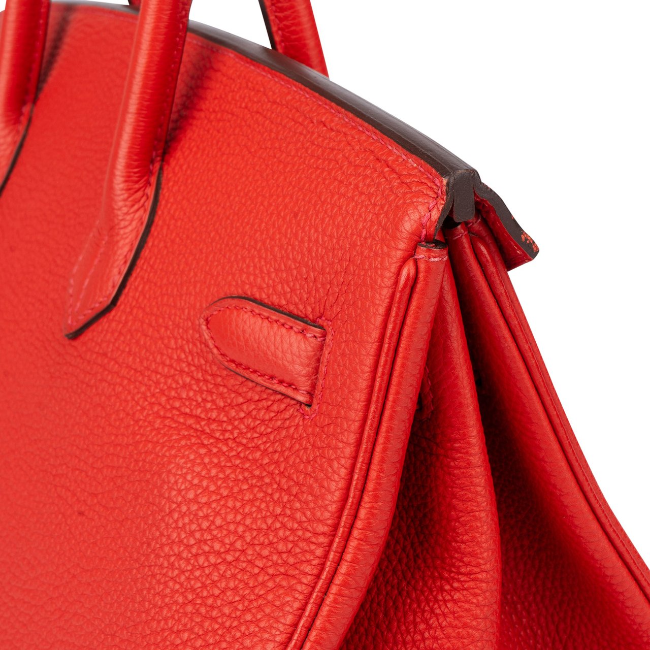 Hermès Hermès Rouge Togo Leather Birkin 35 Handbag Rood