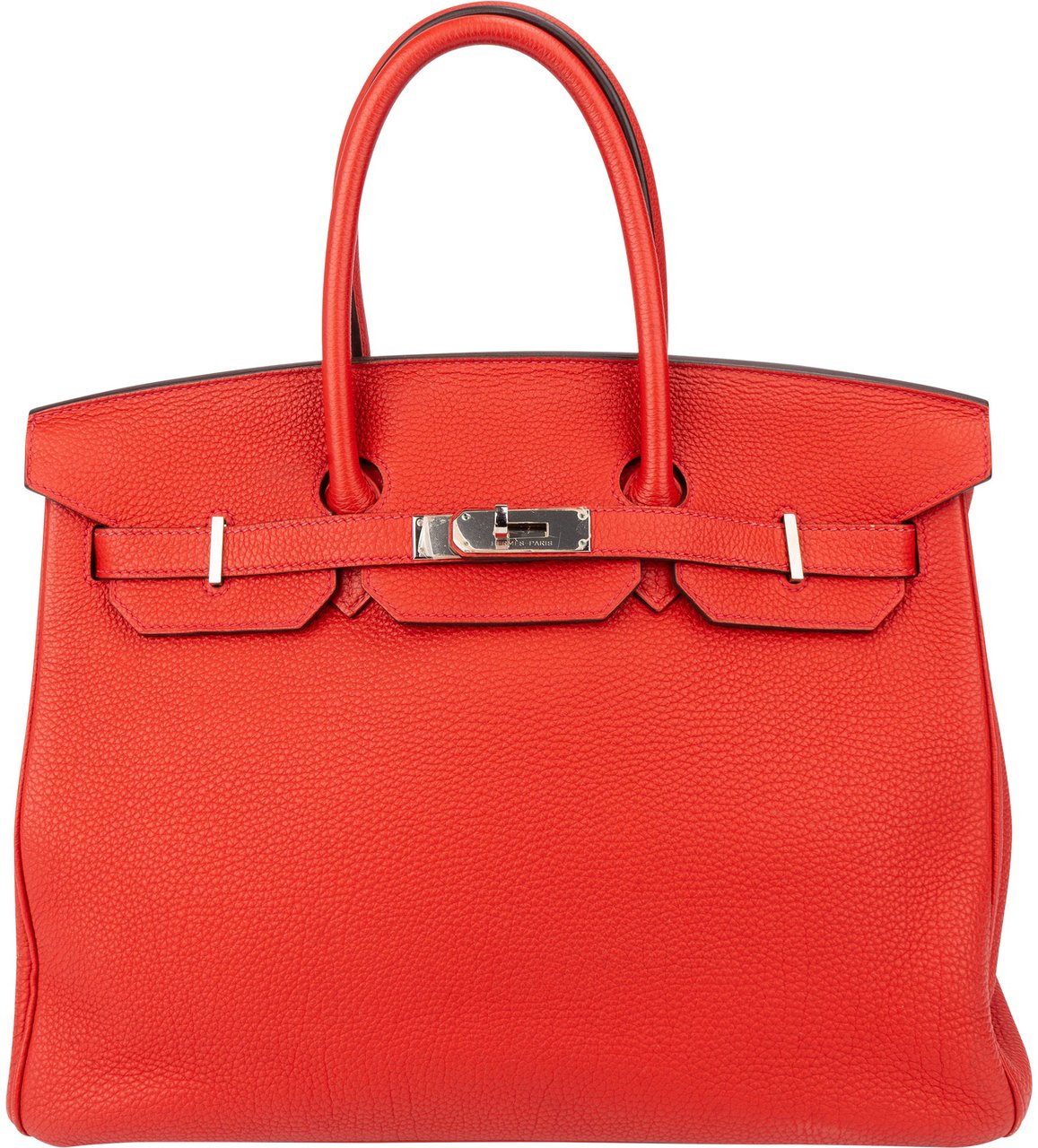 Hermès Hermès Rouge Togo Leather Birkin 35 Handbag Rood
