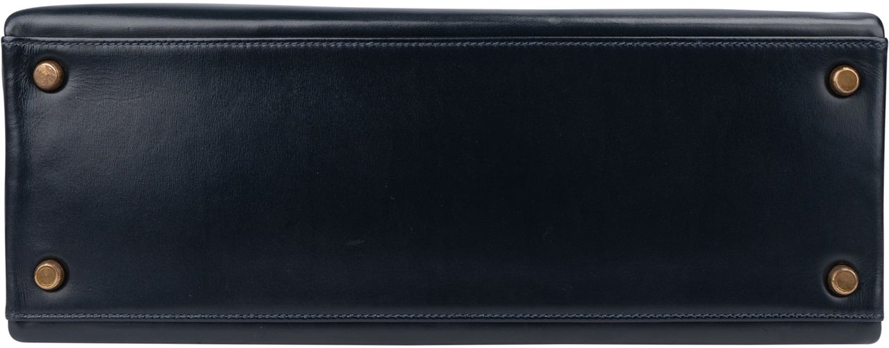 Hermès Hermès Bleu Boxcalf Kelly 32 Handbag Zwart