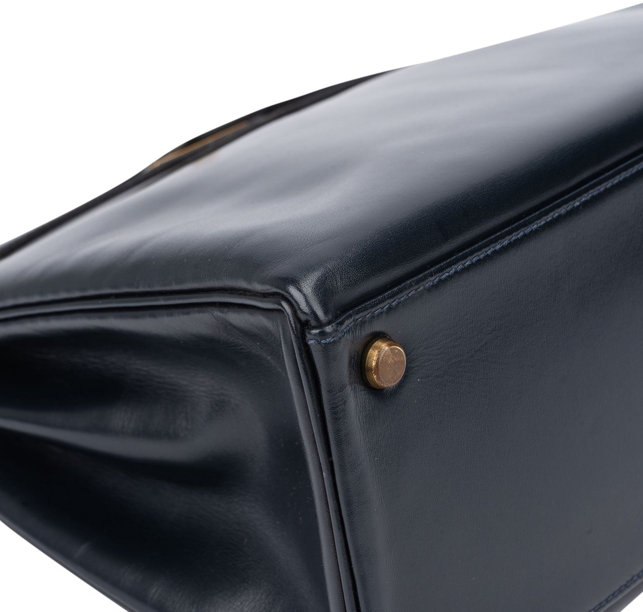 Hermès Hermès Bleu Boxcalf Kelly 32 Handbag Zwart