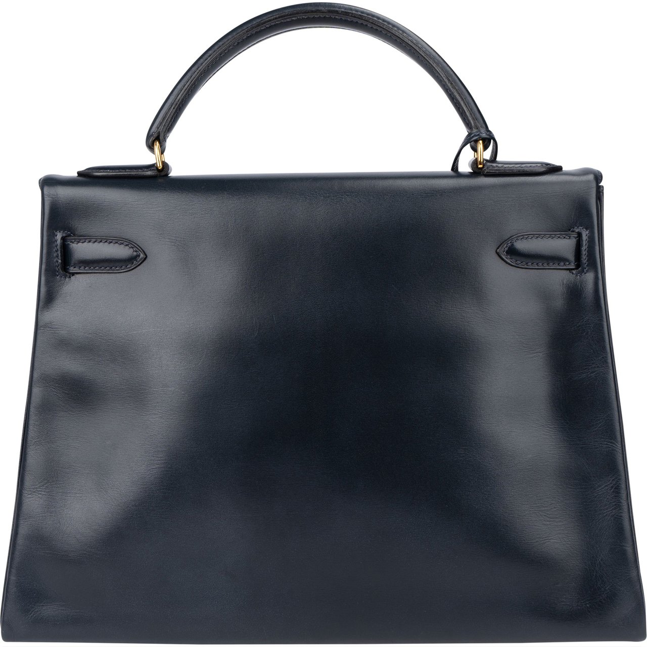 Hermès Hermès Bleu Boxcalf Kelly 32 Handbag Zwart