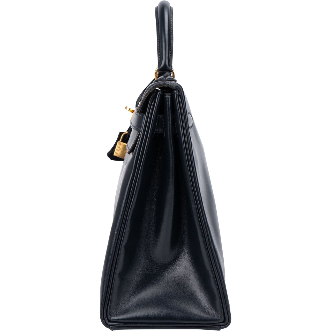 Hermès Hermès Bleu Boxcalf Kelly 32 Handbag Zwart