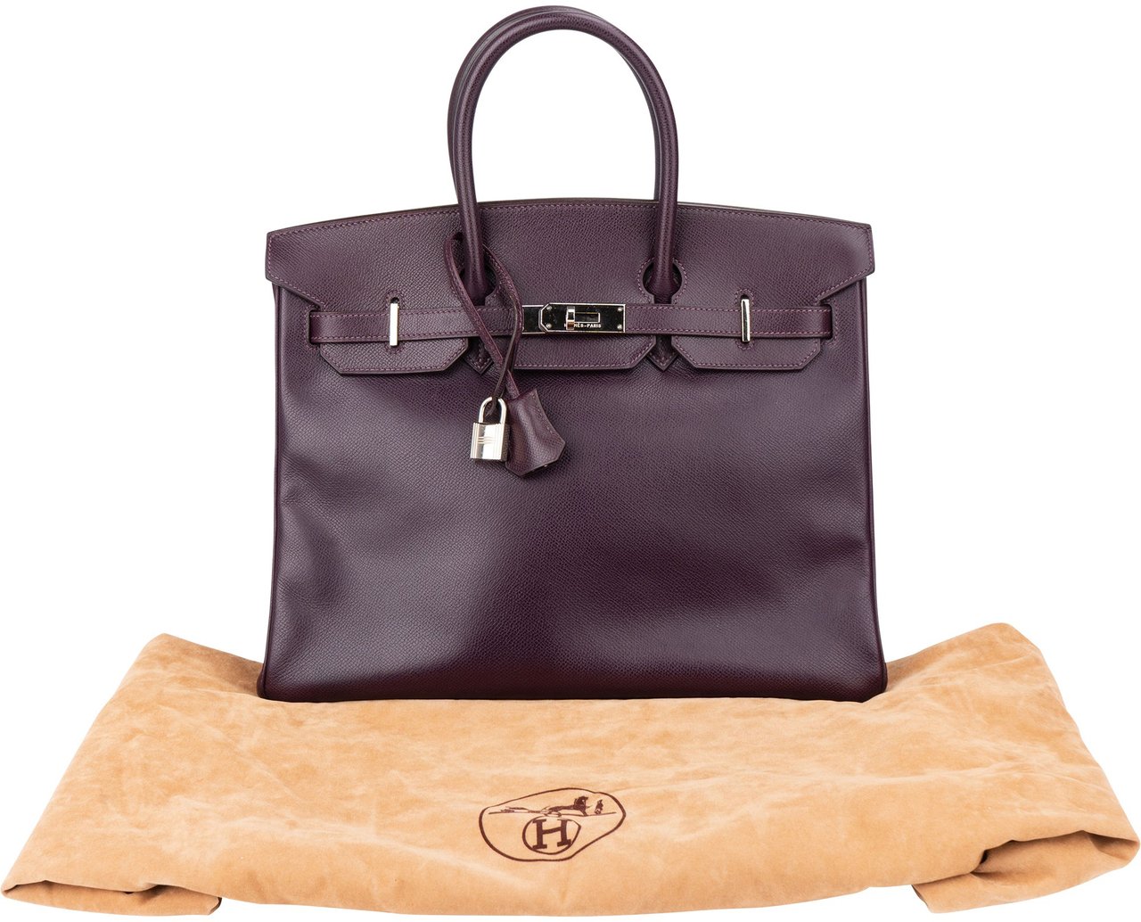 Hermès Hermès Ultra Violet Epsom Leather Birkin 35 Handbag Paars
