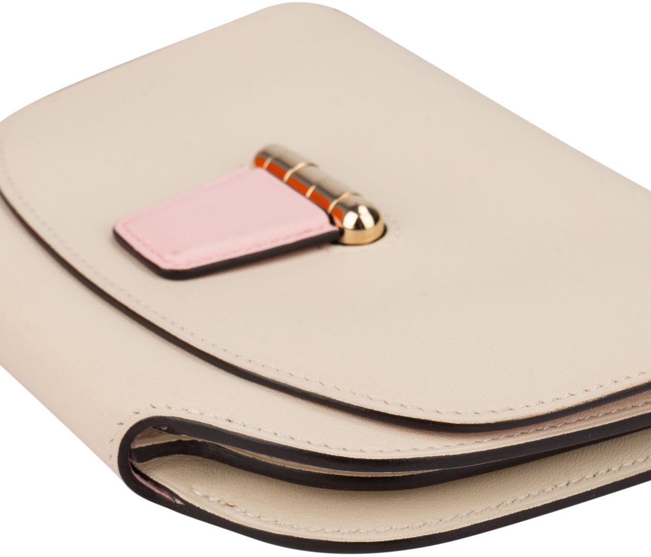 Hermès Hermès Bicolor Swift Leather Convoyeur Crossbody Bag Wit