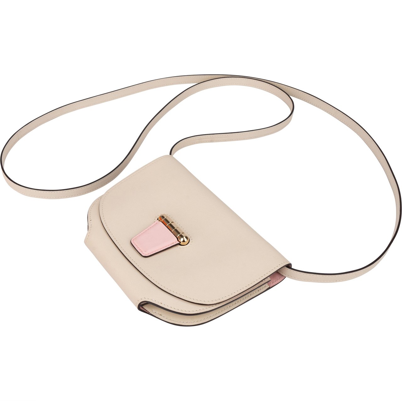 Hermès Hermès Bicolor Swift Leather Convoyeur Crossbody Bag Wit