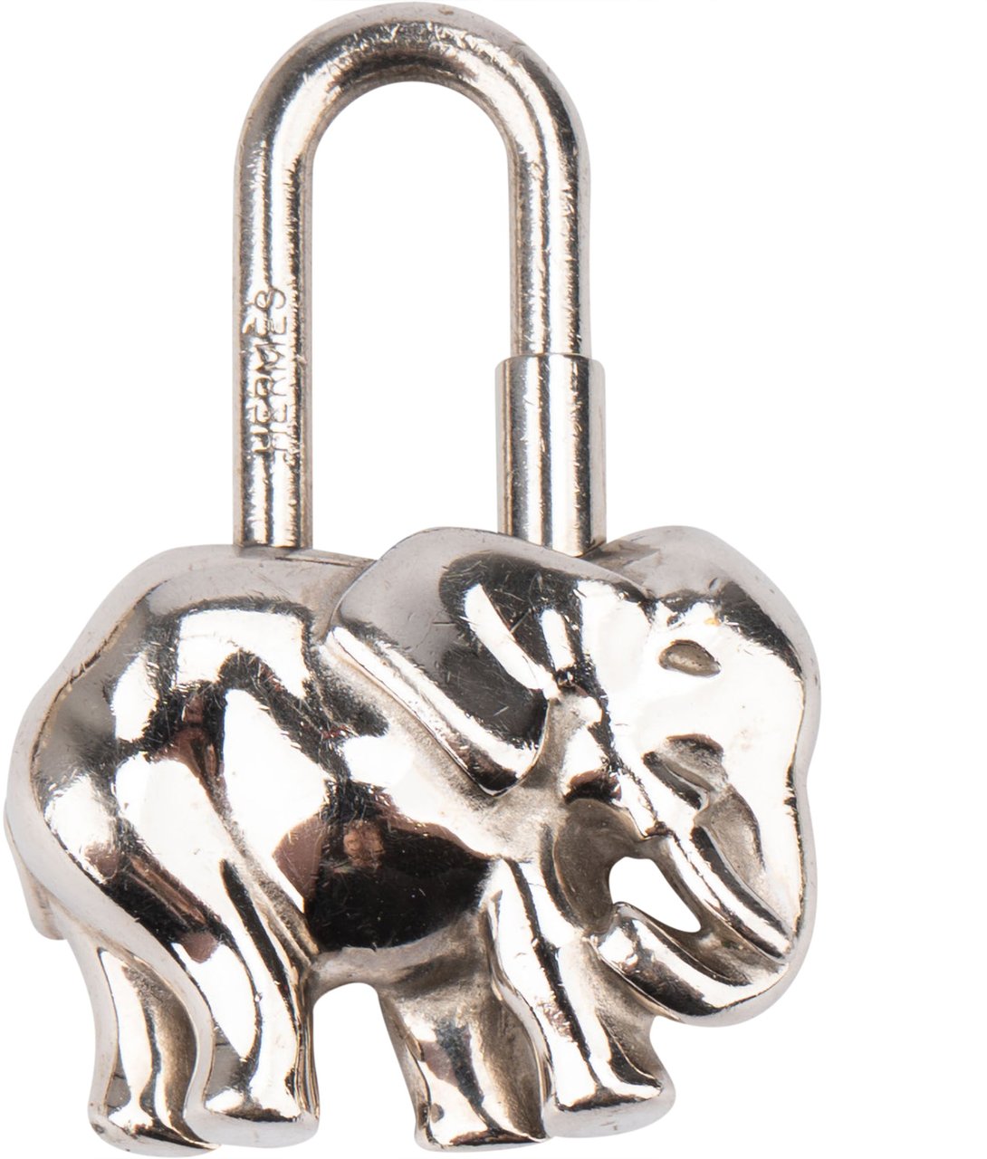 Hermès Hermès Palladium Elephant Cadena Pendant Zilver