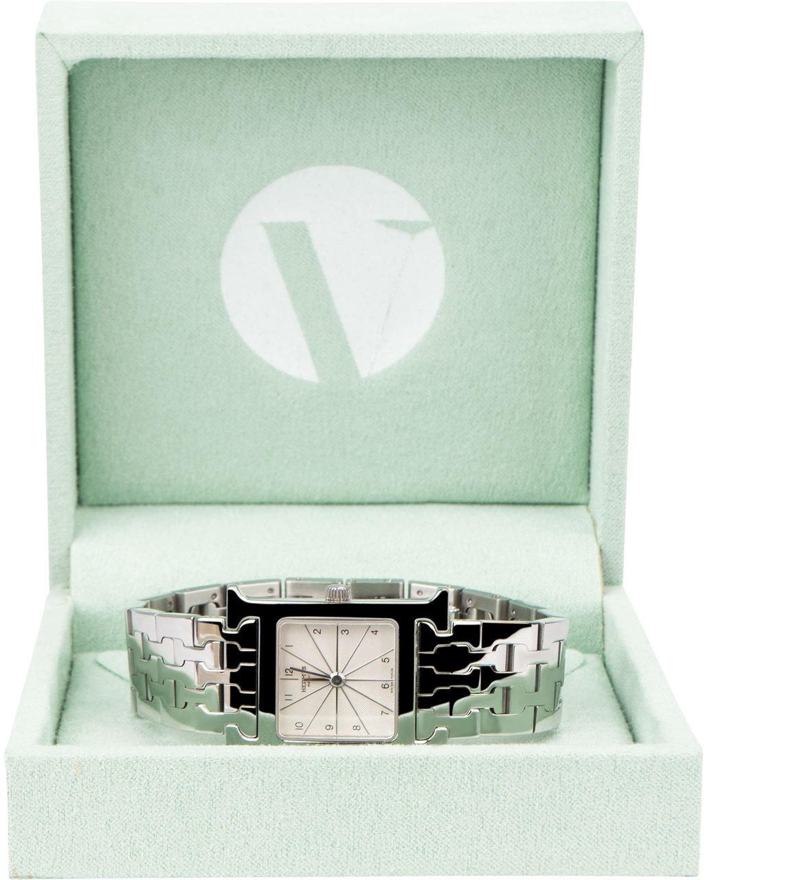 Hermès Hermès Silver Tone Heure H Women Watch HH1.210 Divers