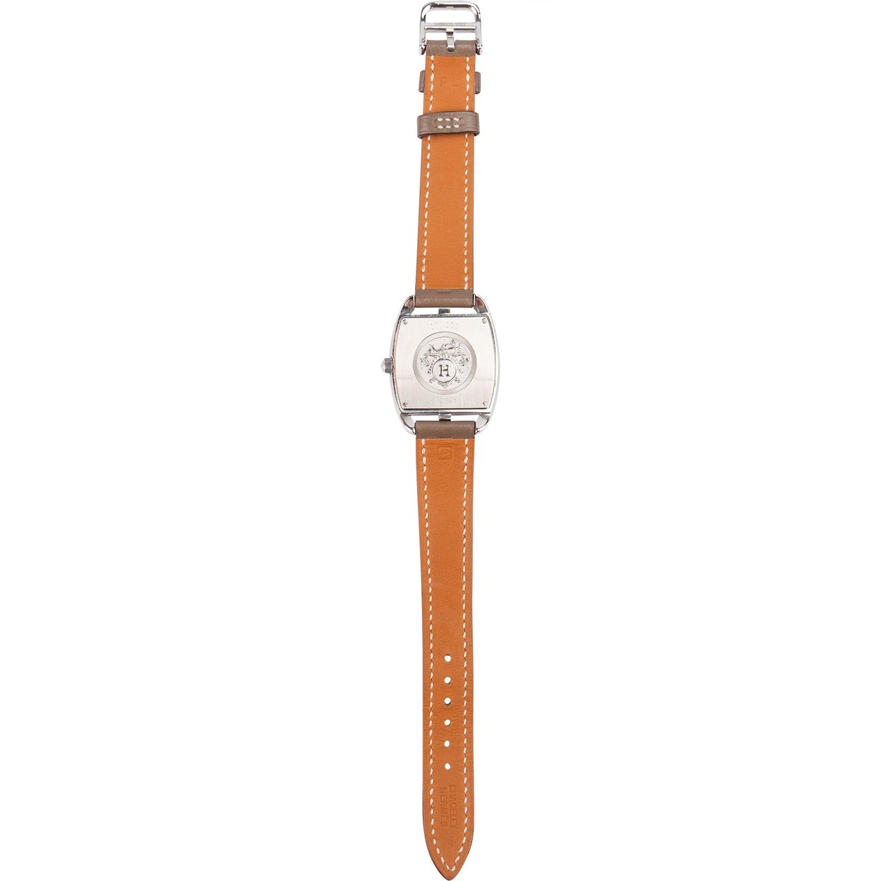 Hermès Hermès Silver Tone Diamant Cape Cod Tonneau Women Watch CT1.230 Divers