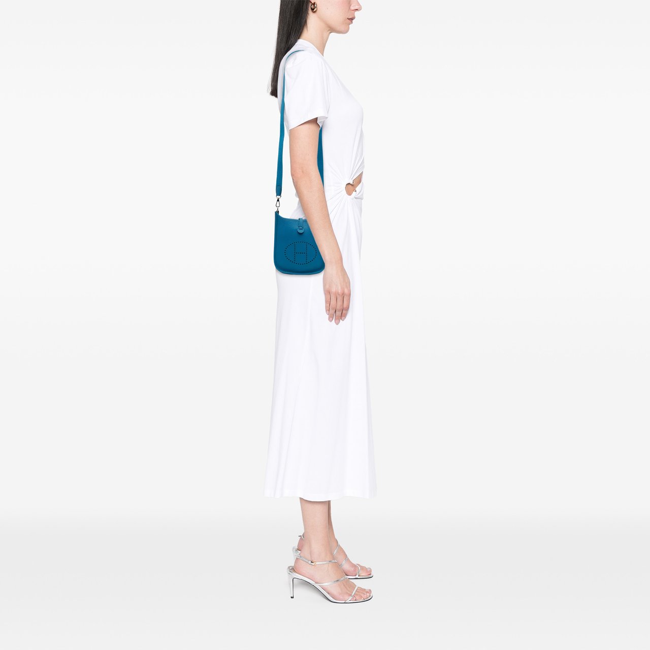 Hermès Clemence Evelyne TPM 16 Blauw