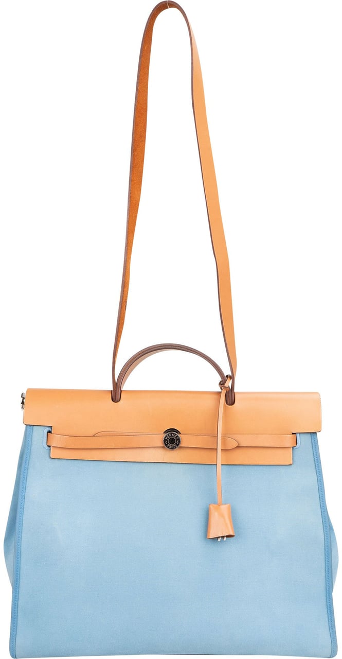 Hermès Hermès Classic Cotton Herbag 31 Handbag Blauw