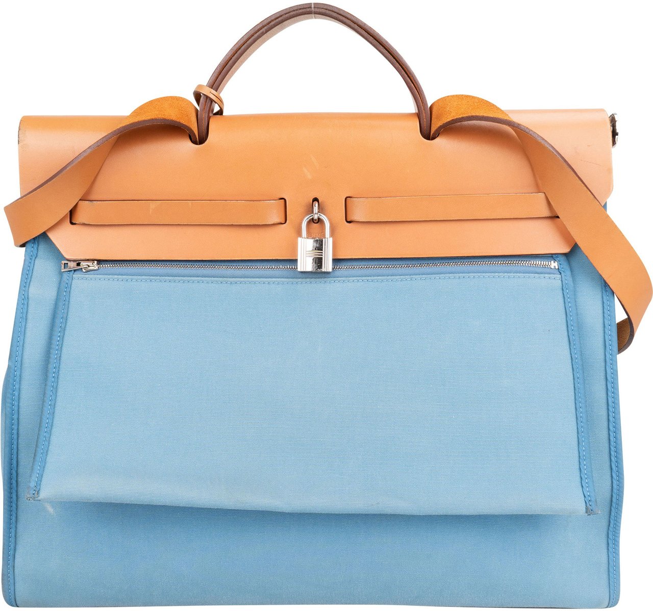 Hermès Hermès Classic Cotton Herbag 31 Handbag Blauw