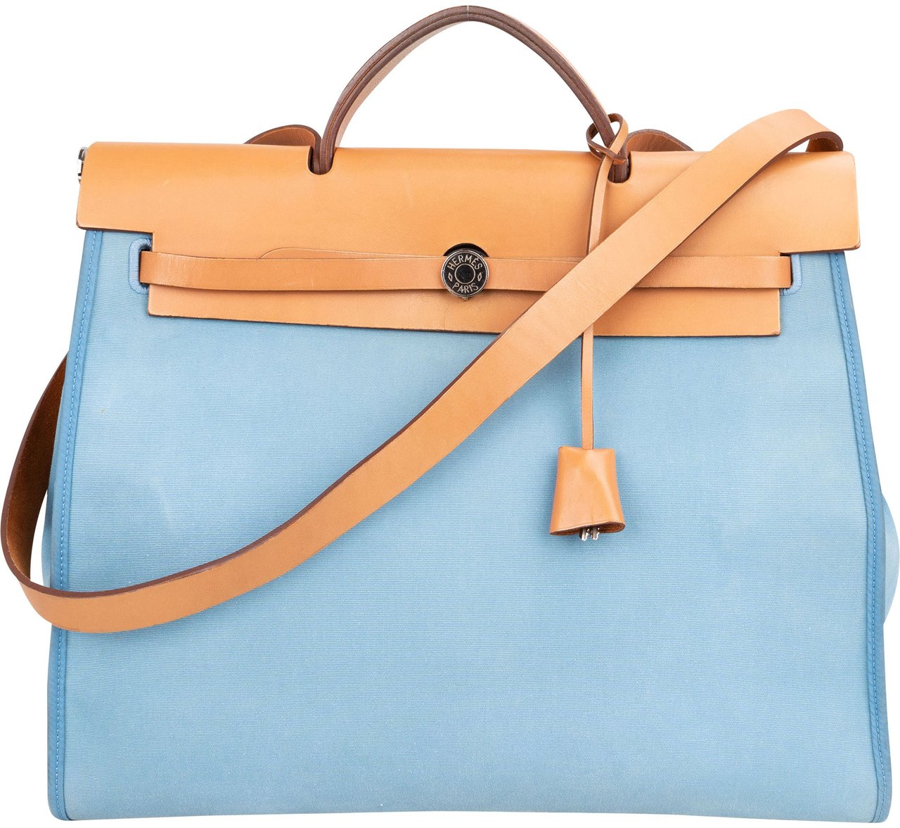 Hermès Hermès Classic Cotton Herbag 31 Handbag Blauw