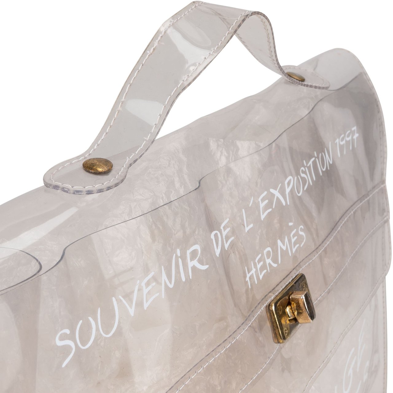 Hermès Hermès Transparent Souvenir 1997 Kelly Handbag Divers