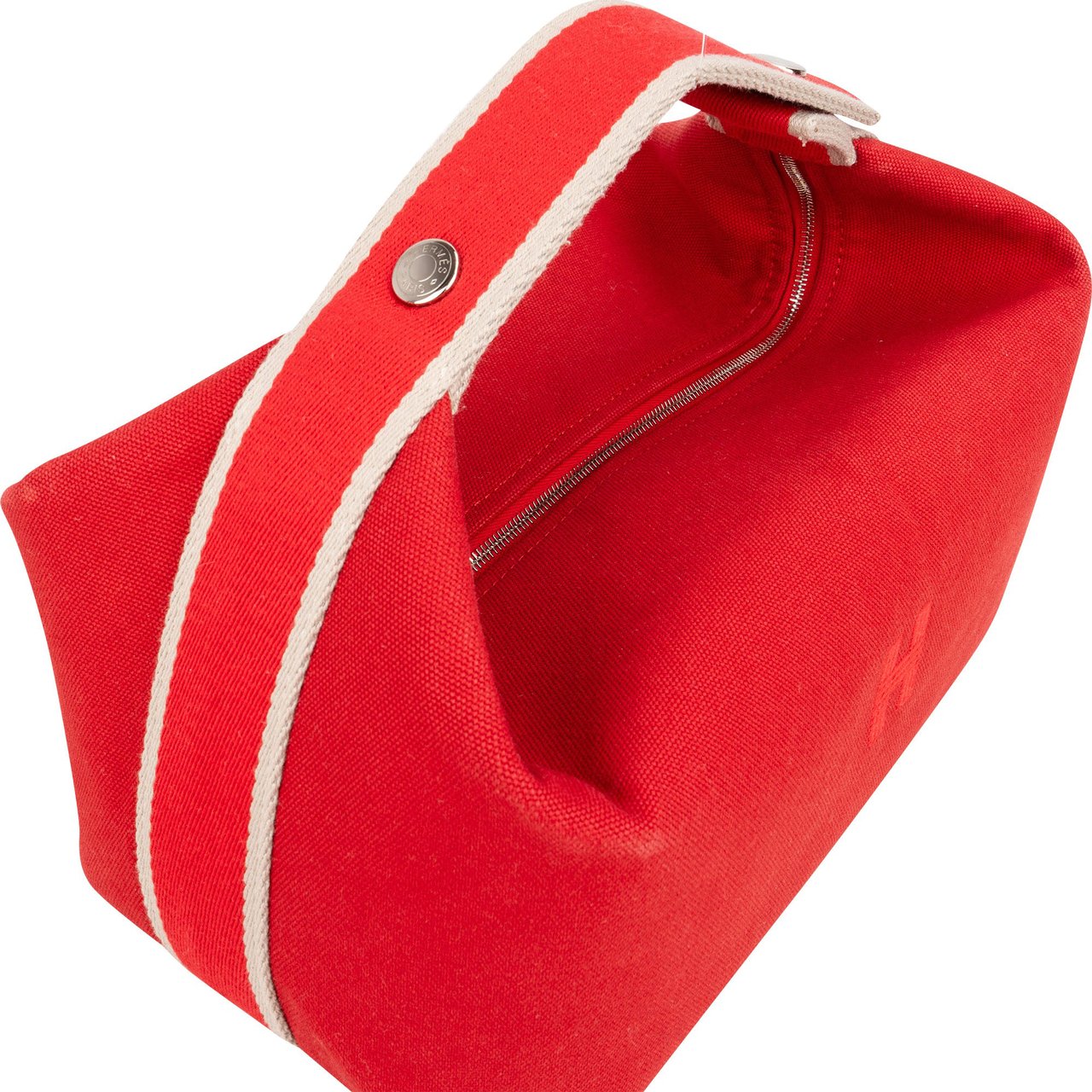 Hermès Hermès Rouge Cotton Bride A Brac GM Bag Rood