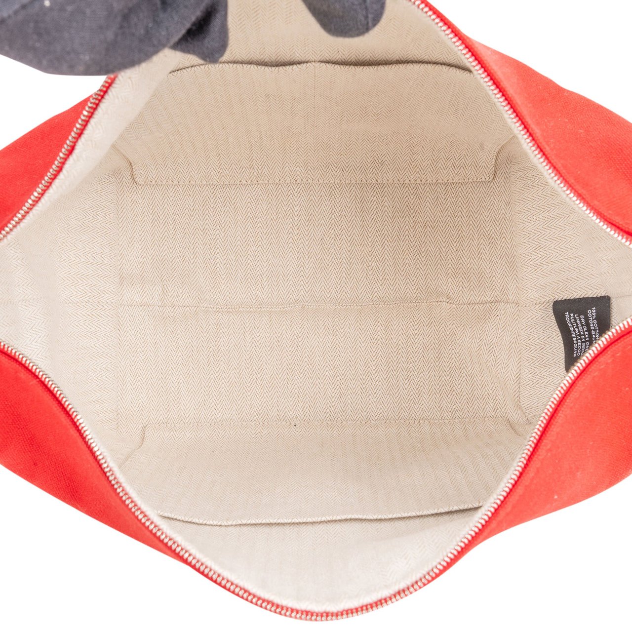 Hermès Hermès Rouge Cotton Bride A Brac GM Bag Rood