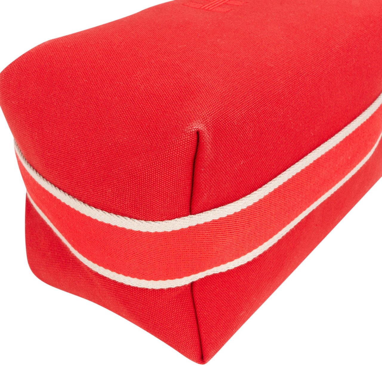 Hermès Hermès Rouge Cotton Bride A Brac GM Bag Rood