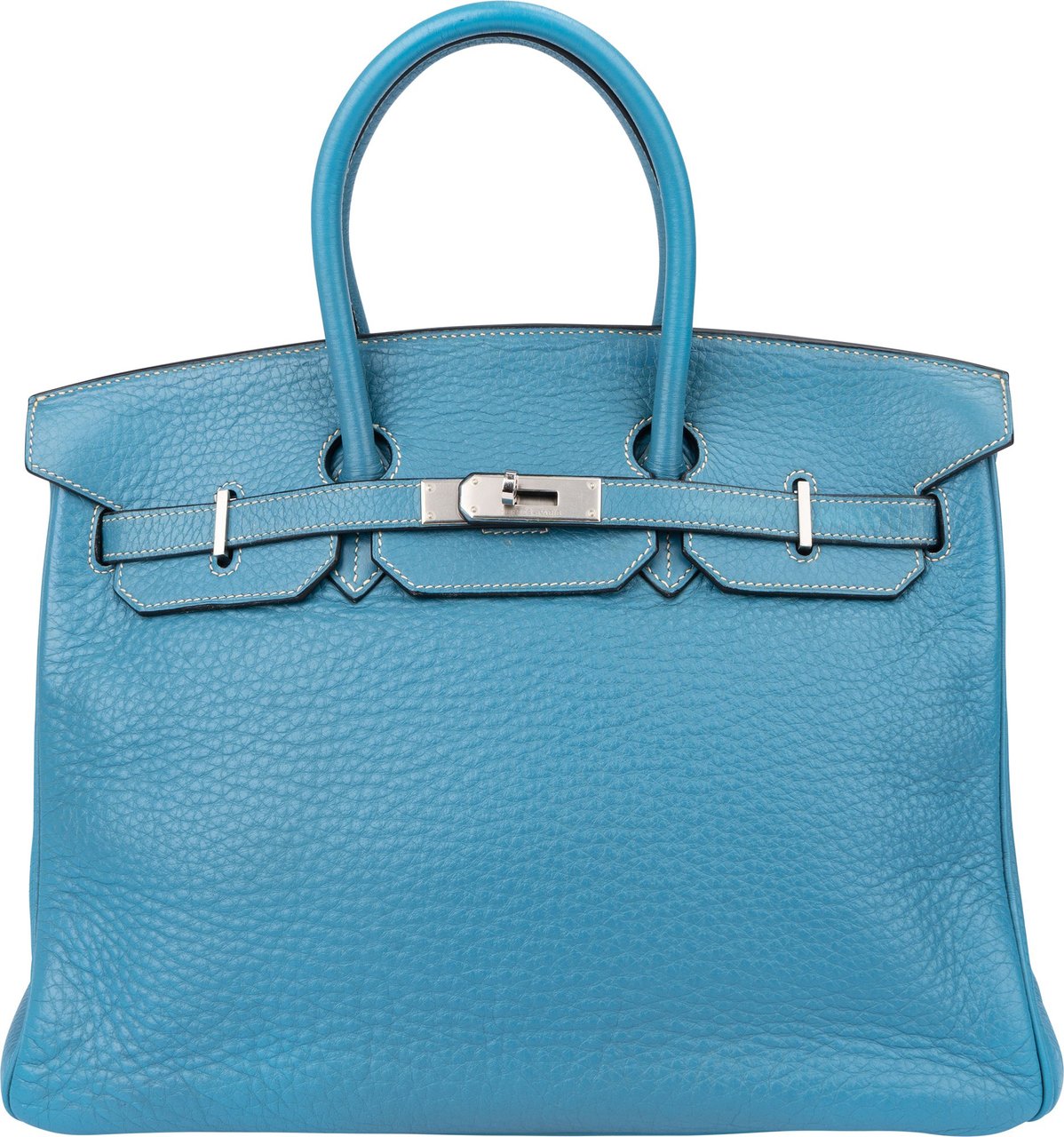 Hermès Hermès Blue Jean Togo Leather Birkin 35 Handbag Blauw