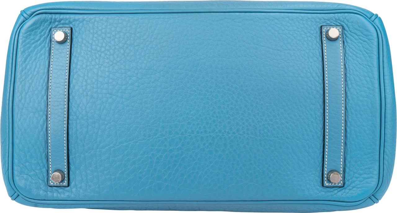 Hermès Hermès Blue Jean Togo Leather Birkin 35 Handbag Blauw