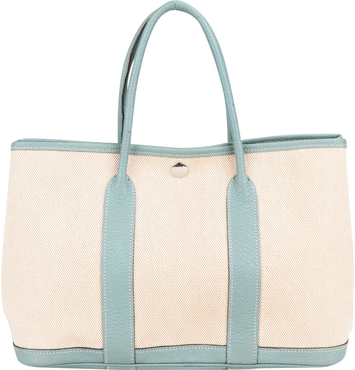 Hermès Hermès Classic Cotton Garden Party PM Handbag Blauw