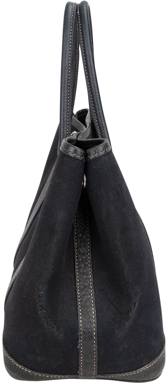 Hermès Hermès Classic Cotton Garden Party PM Handbag Zwart