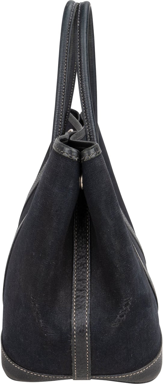 Hermès Hermès Classic Cotton Garden Party PM Handbag Zwart