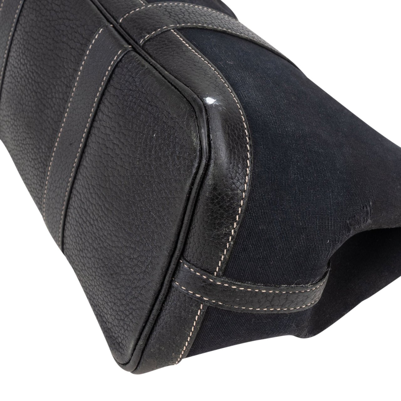 Hermès Hermès Classic Cotton Garden Party PM Handbag Zwart